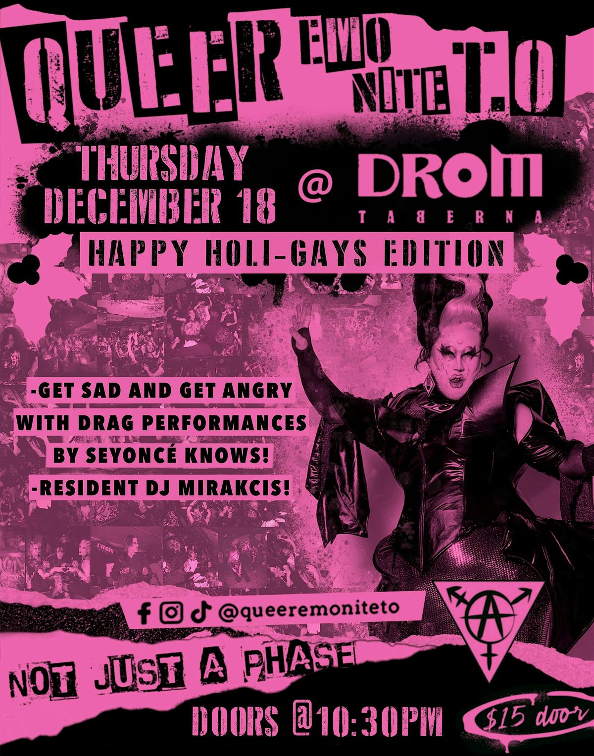 Queer Emo Nite TO Holi-Gays Edition V.19