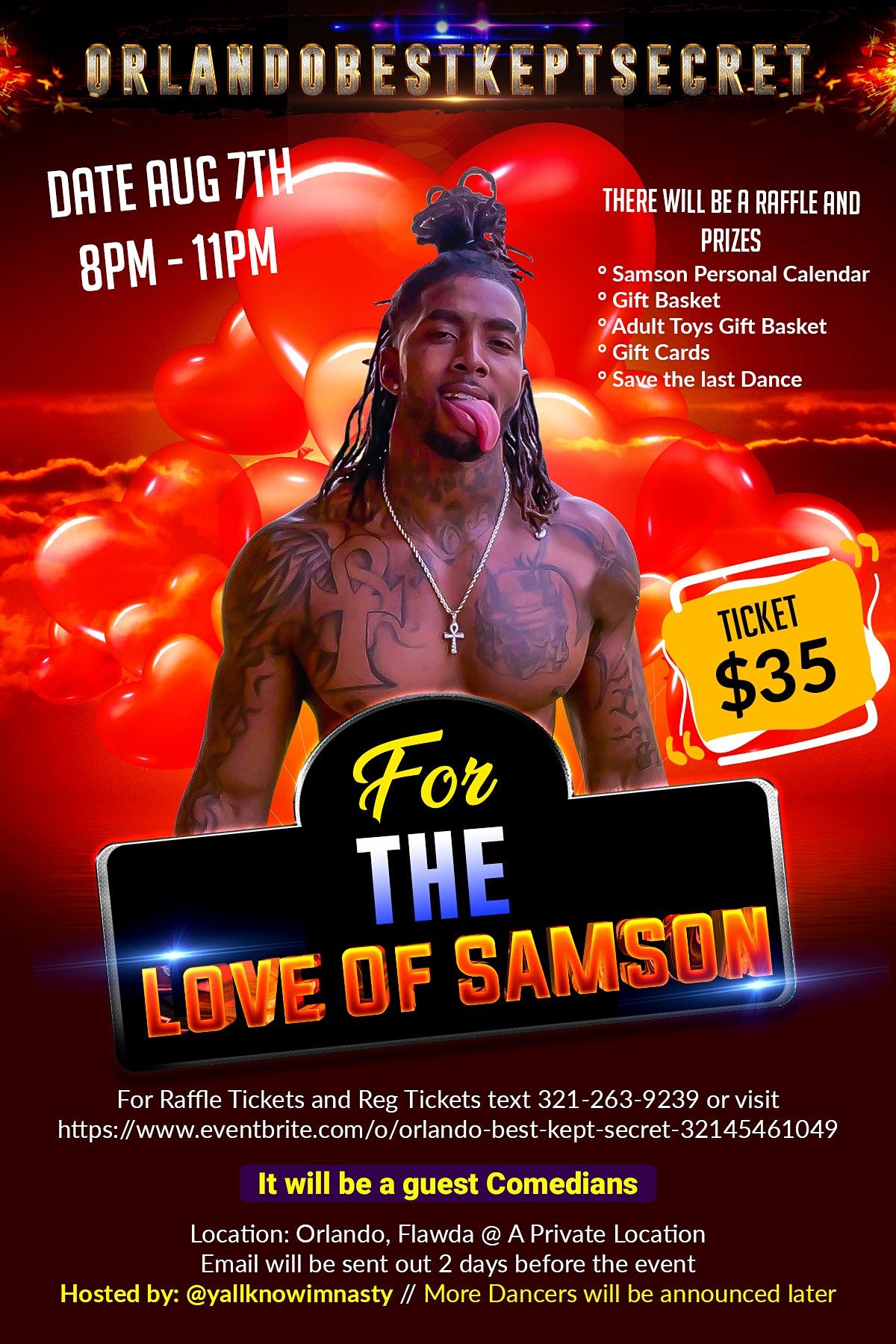(1st Show) FOR THE LOVE OF SAMSON