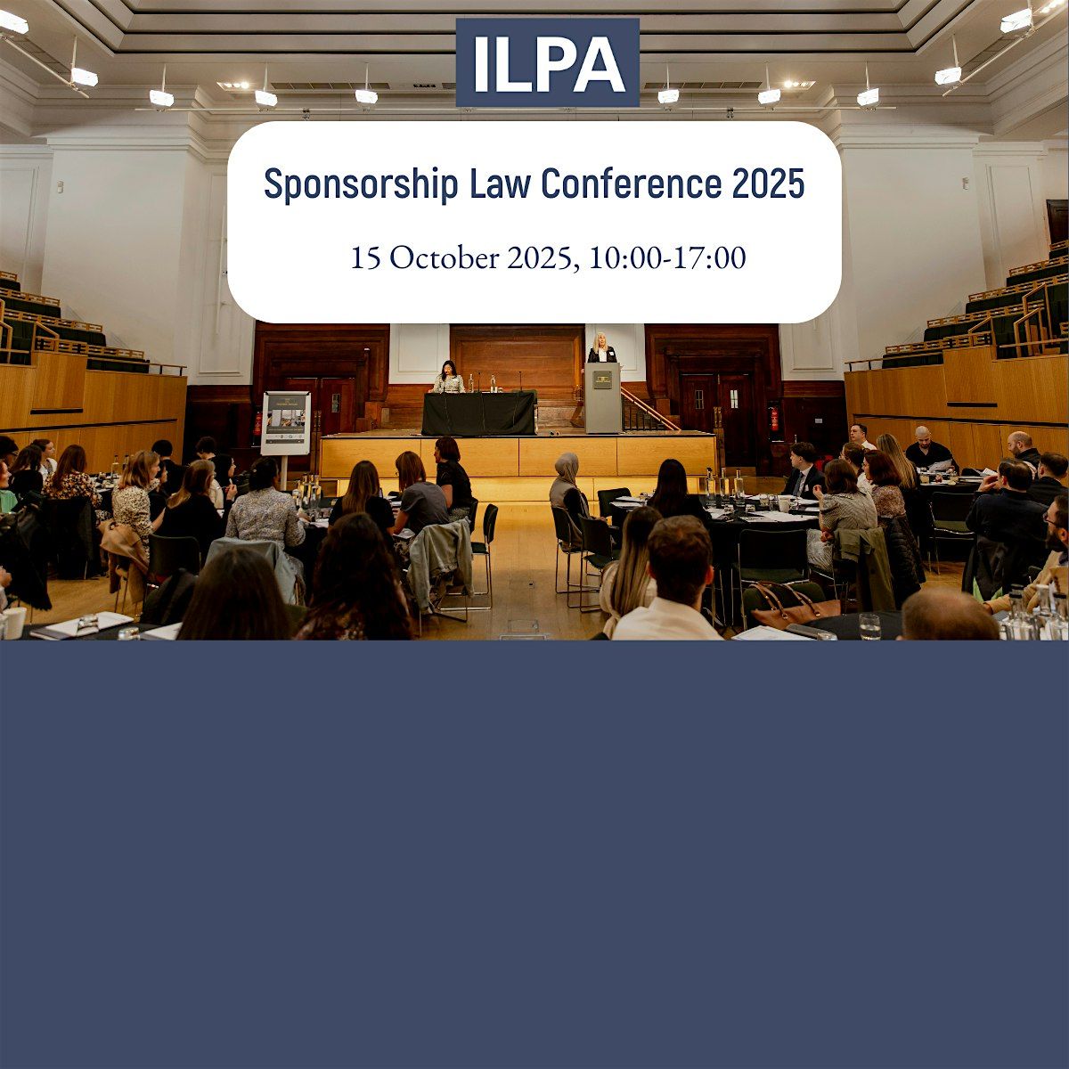 WEB 3130 ILPA Sponsorship Law Conference (In-person)