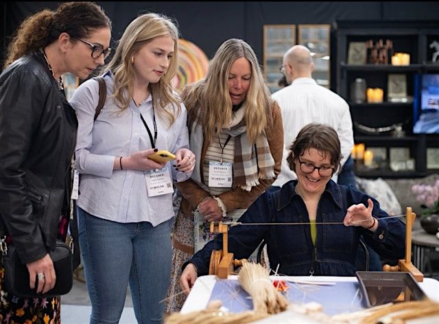 Demo:  Straw thread spinning