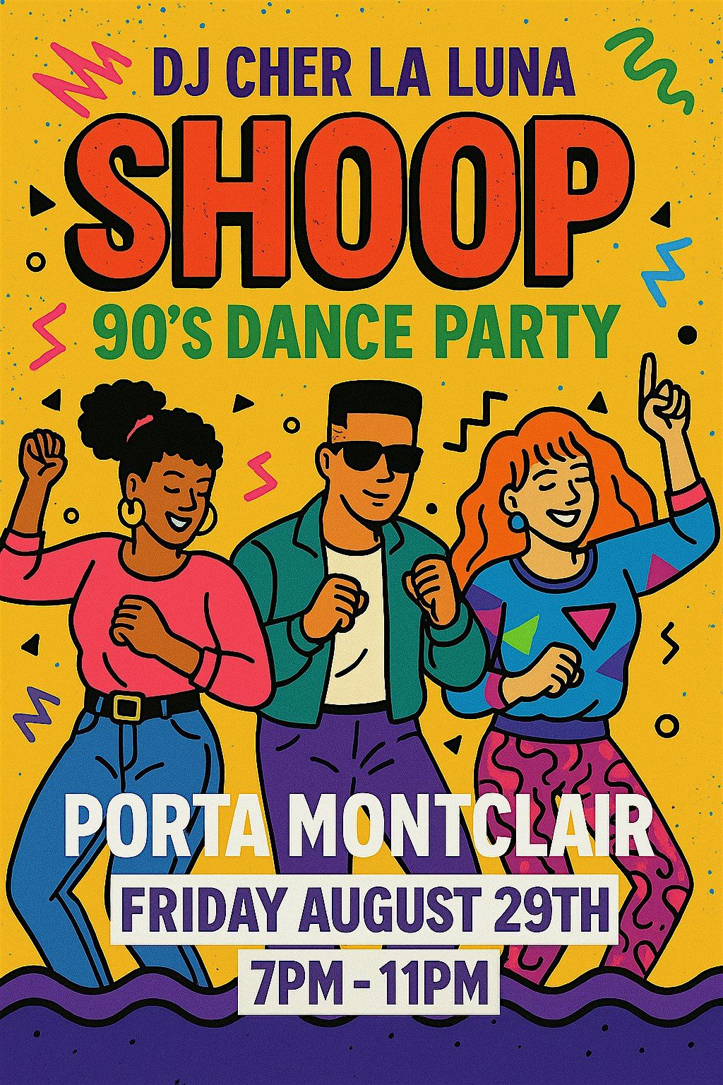 Shoop! a 90's Dance Party at Porta Montclair