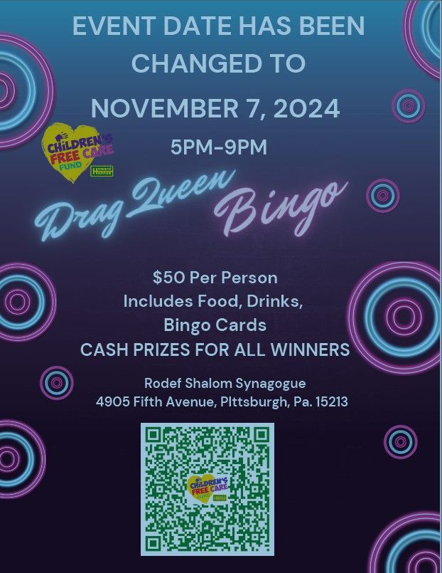 DRAG QUEEN BINGO DATE CHANGE 11-7