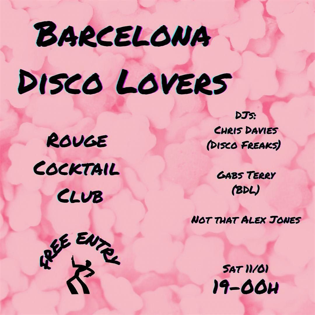 Barcelona Disco Lovers Takeover FREE ENTRY!!