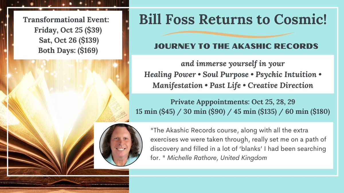 Journey to the Akashic Records with Bill Foss