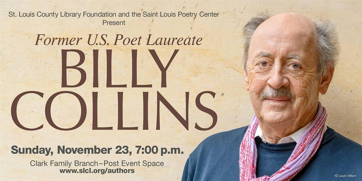 Author Event - Billy Collins, "Dog Show: Poems"
