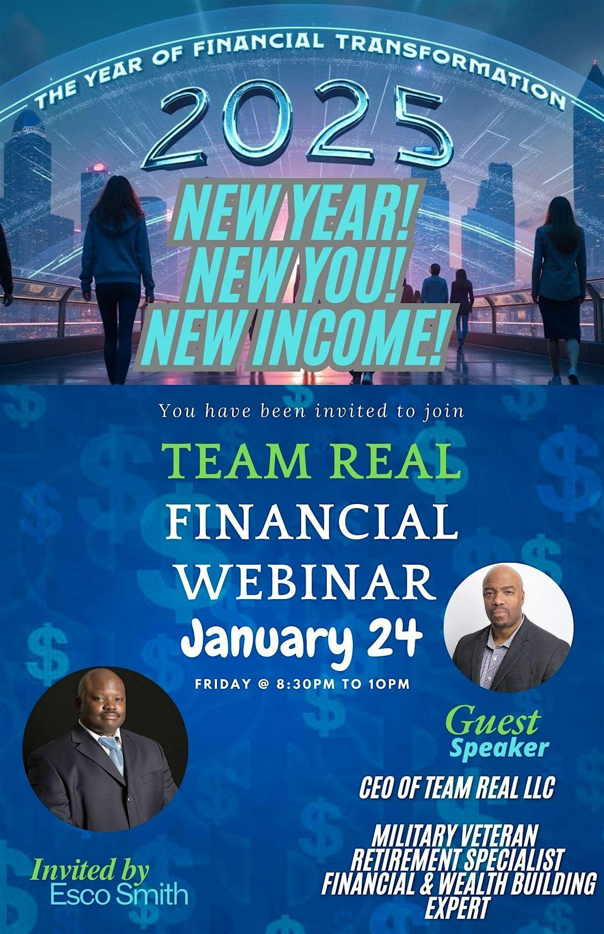 NEW YEAR! NEW YOU! NEW INCOME! Financial Webinar