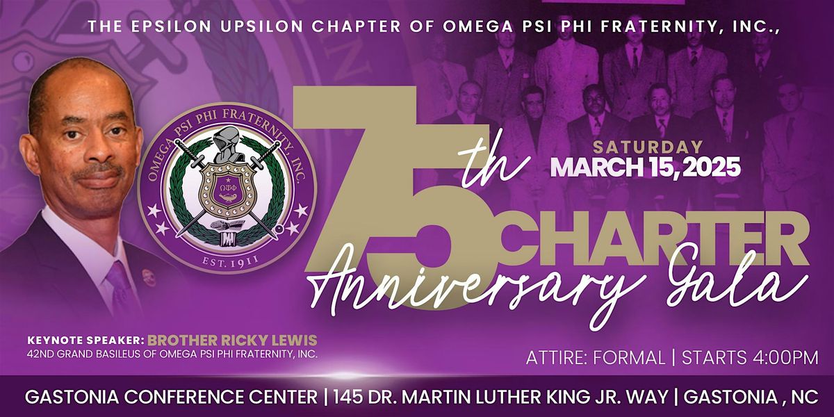 Epsilon Upsilon Chapter 75th Charter Gala Celebration