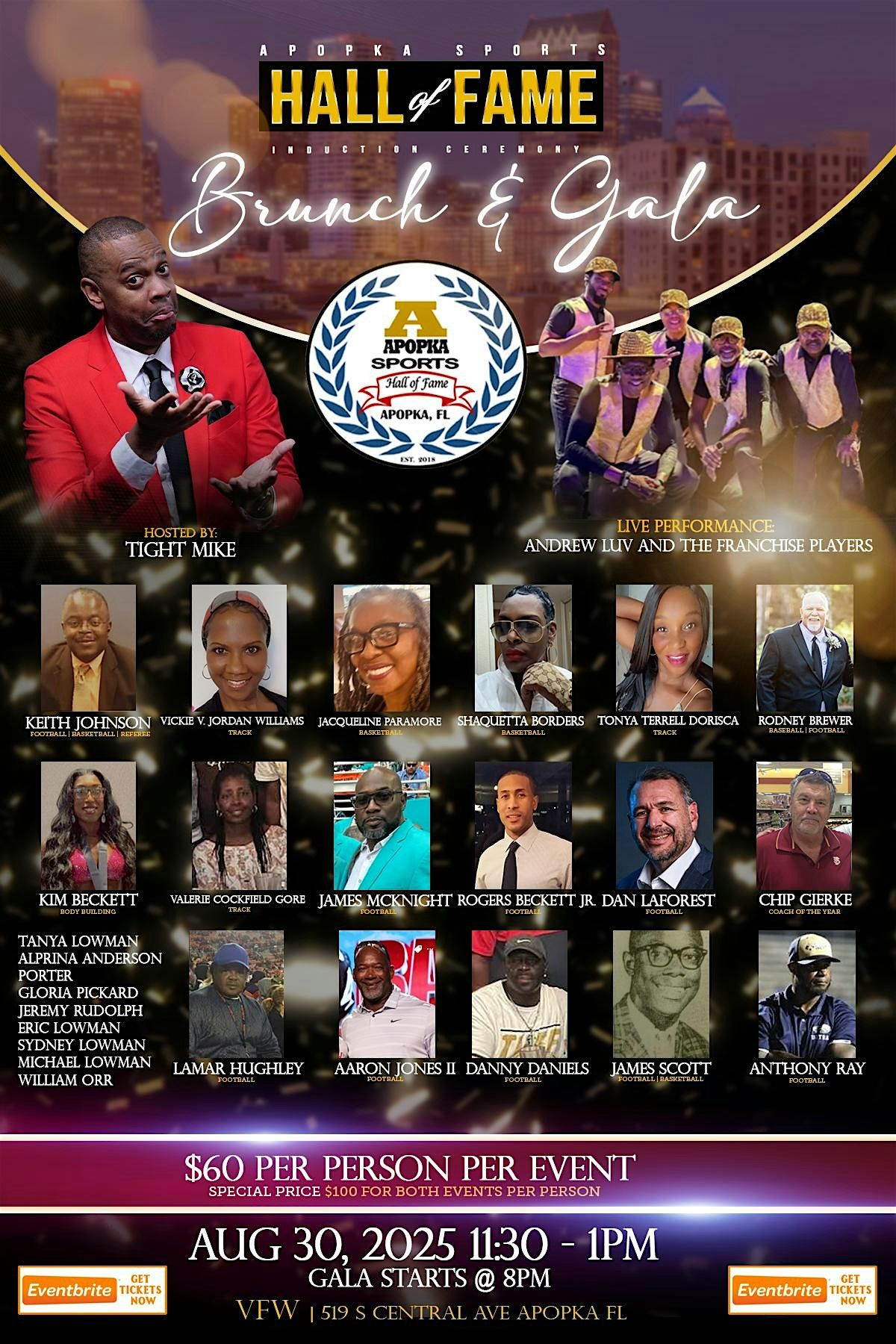 Apopka Sports Hall of Fame Brunch & Gala
