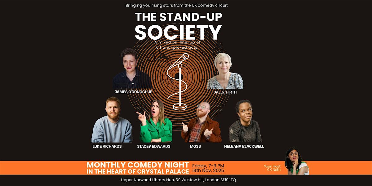 The Stand-Up Society: Monthly Comedy Night
