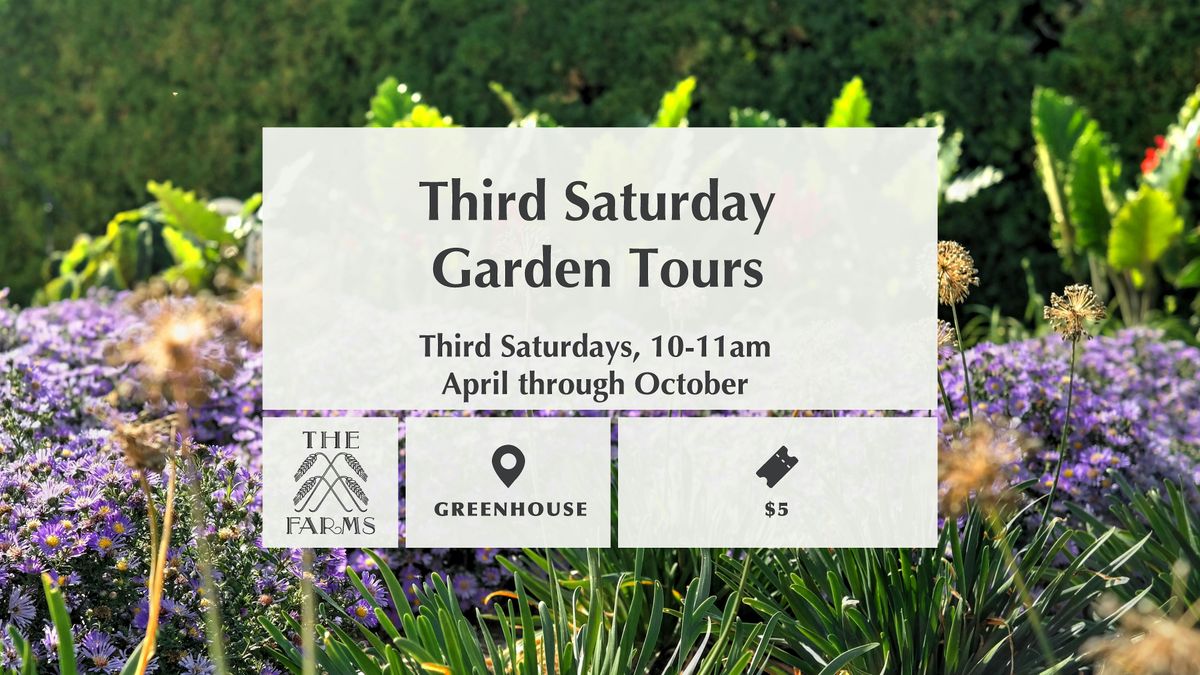 Saturday Garden Tours