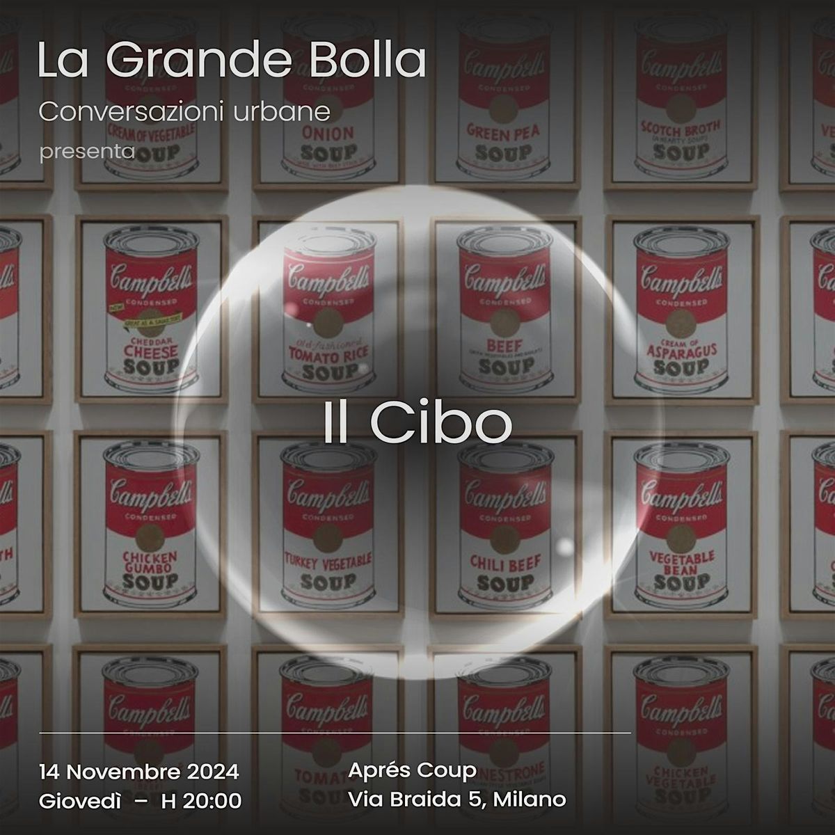 Il Cibo - La Grande Bolla, Conversazioni Urbane