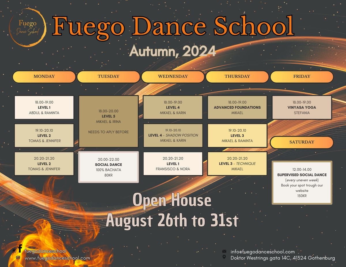 New Semester at Fuego Dance School! 