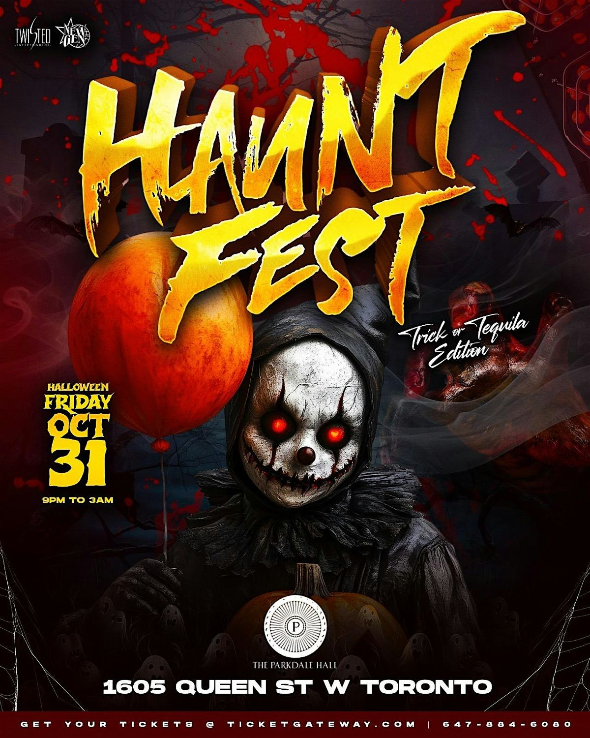 Haunt Fest | Fri Oct 31 | The Parkdale Hall
