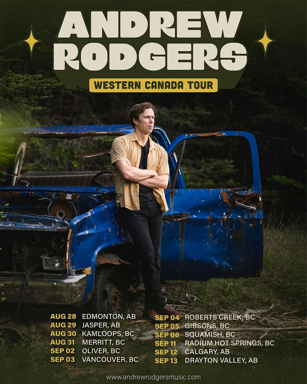 Andrew Rodgers: Let It Out Tour \u2013 Calgary, AB - Prairie Emporium