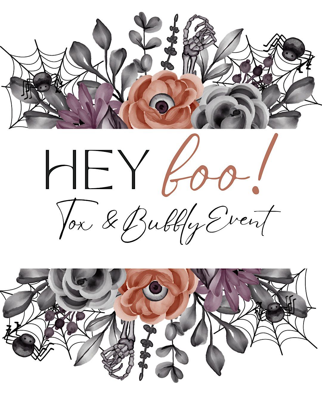 Soir\u00e9e Aesthetics Hey Boo! Tox & Bubbly event