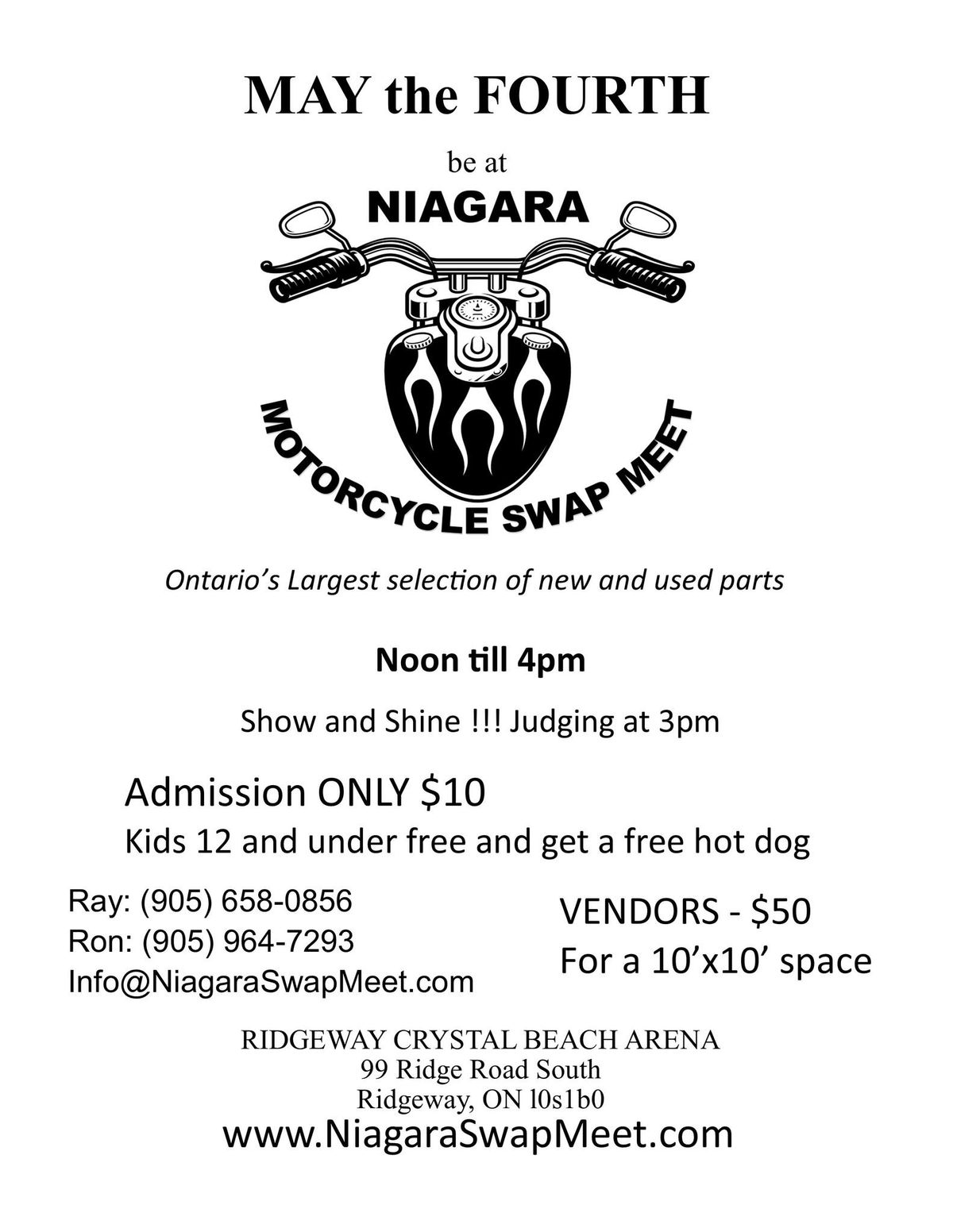 Niagara Motorcycle Swap Meet