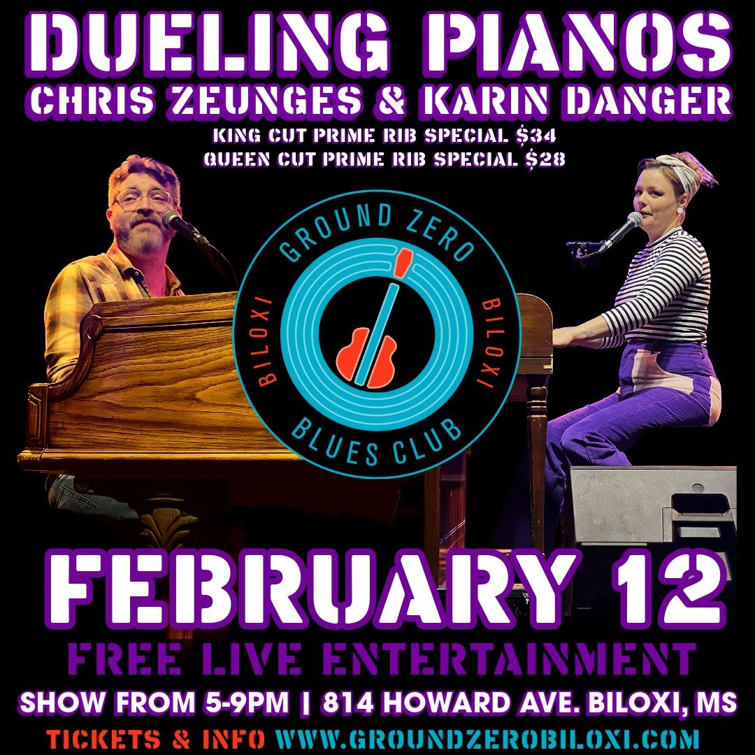 Dueling Pianos with Chris Zeunges & Karin Danger