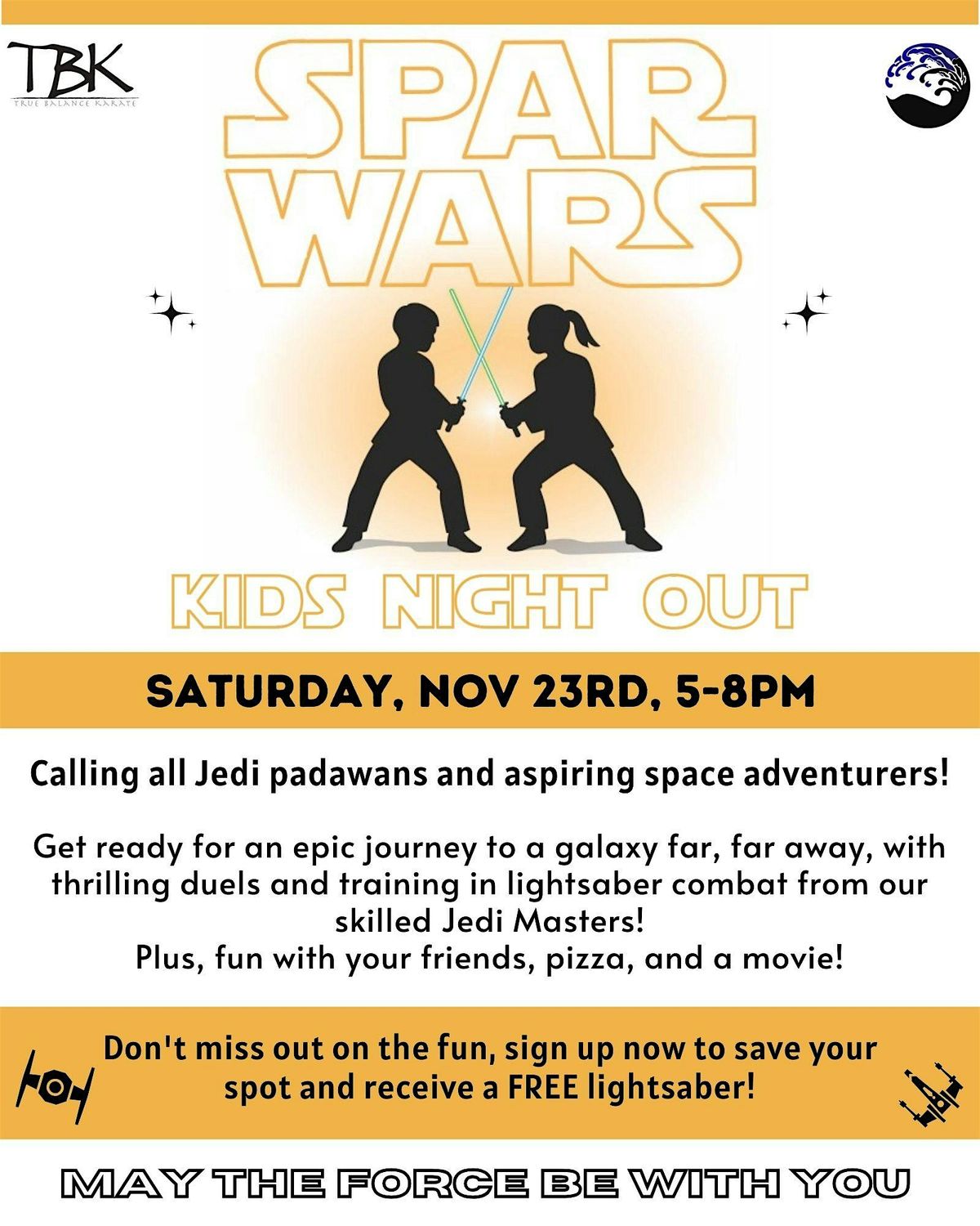 Spar Wars Kids Night Out