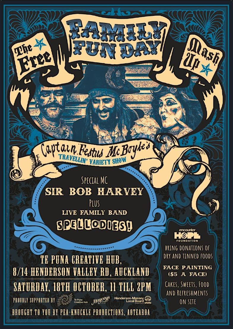 The Free Family Fun Day Mash Up - Te Puna Creative Hub