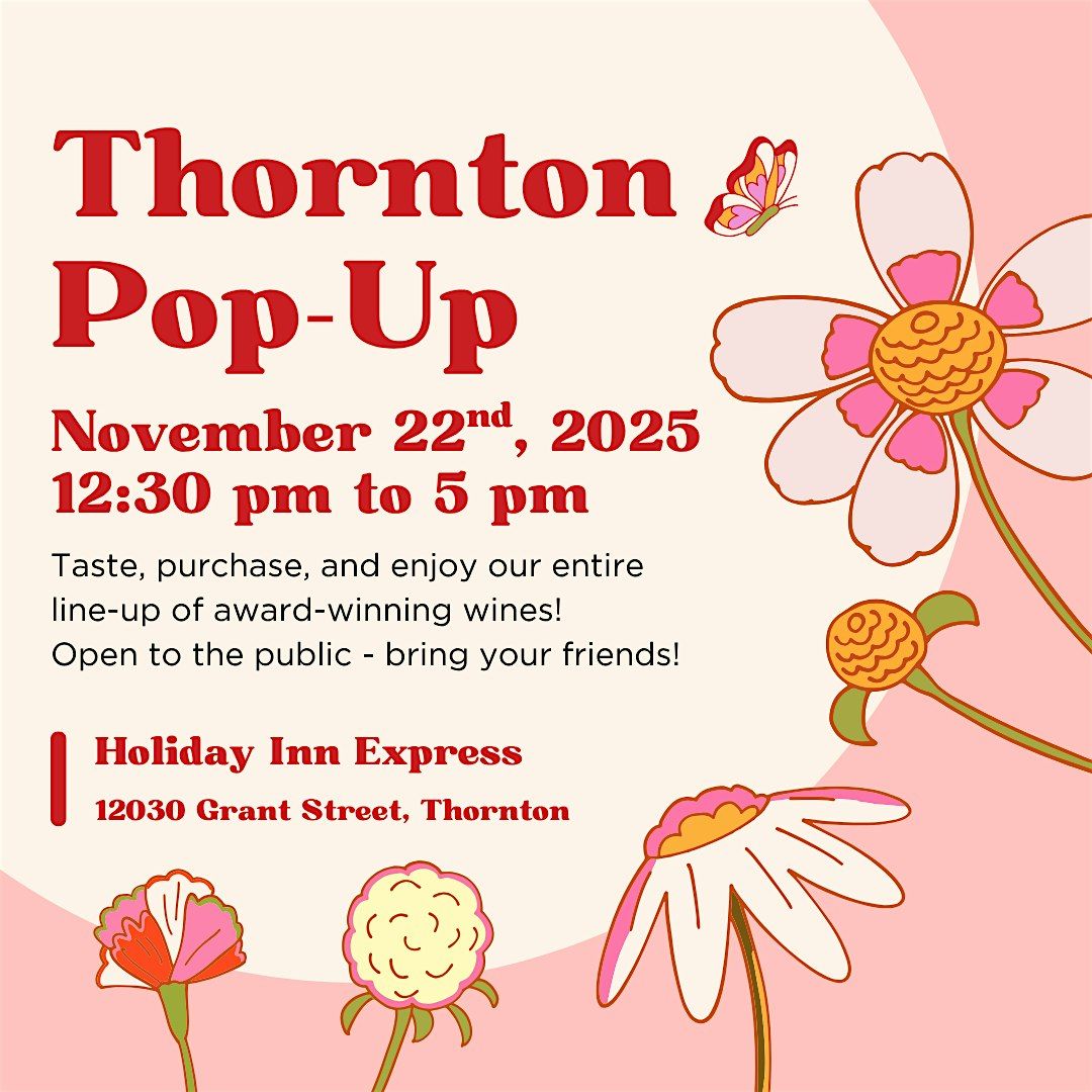 Thornton Pop-Up Tasting Room with Whitewater Hill Vineyards