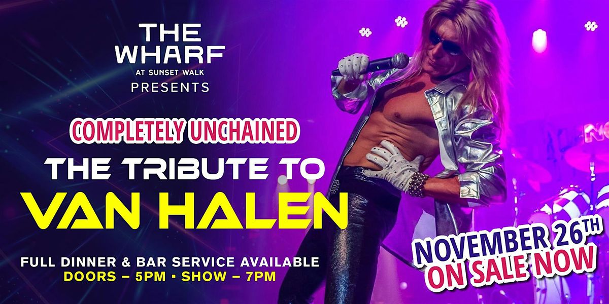 Tribute To Van Halen - Thanksgiving Eve - November 26th! On Sale Now