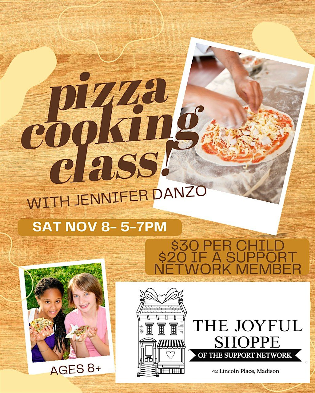 Kids Pizza Cooking Class with Jennifer Danzo