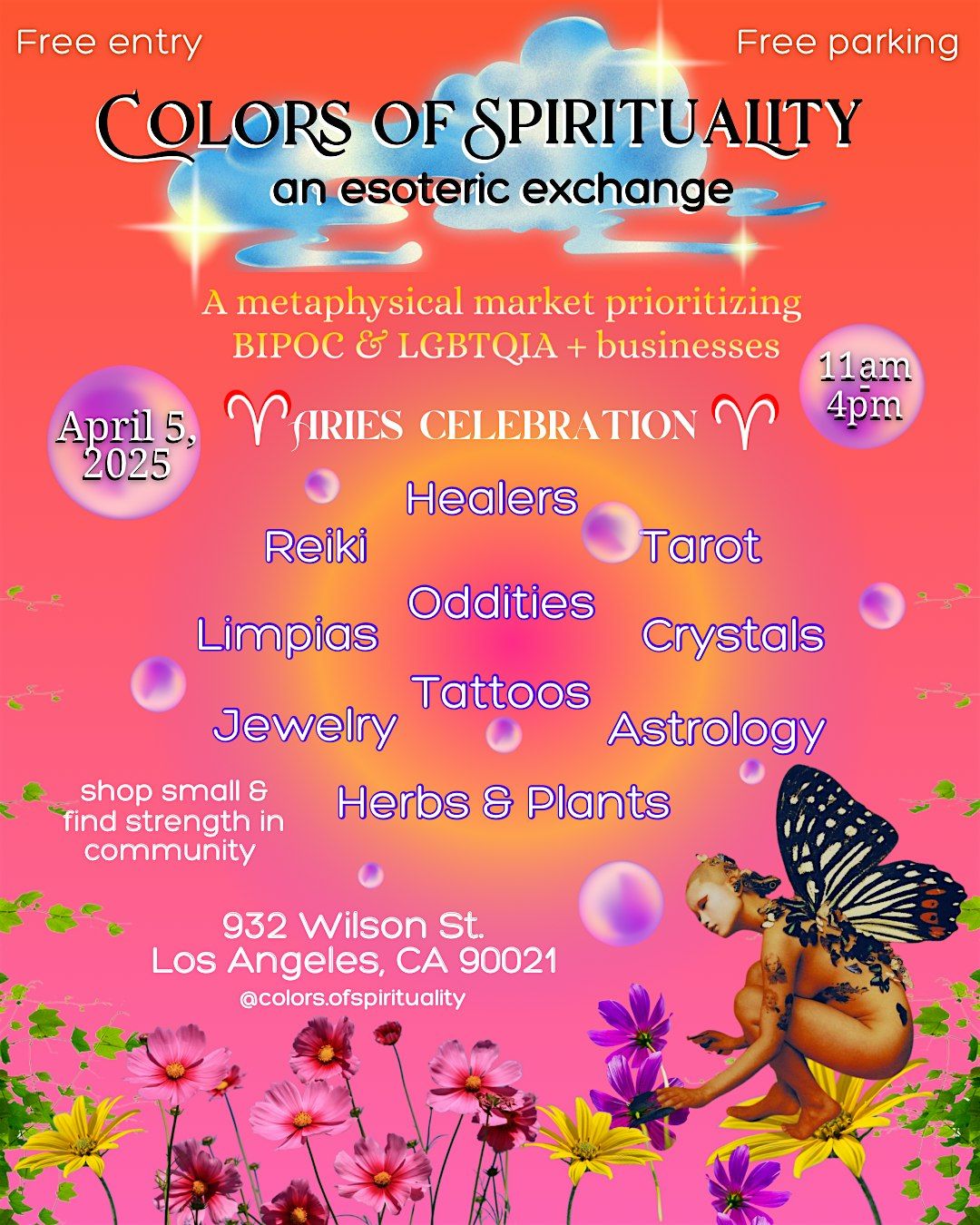 Colors of Spirituality, an Esoteric Exchange - Aries Season Celebration!