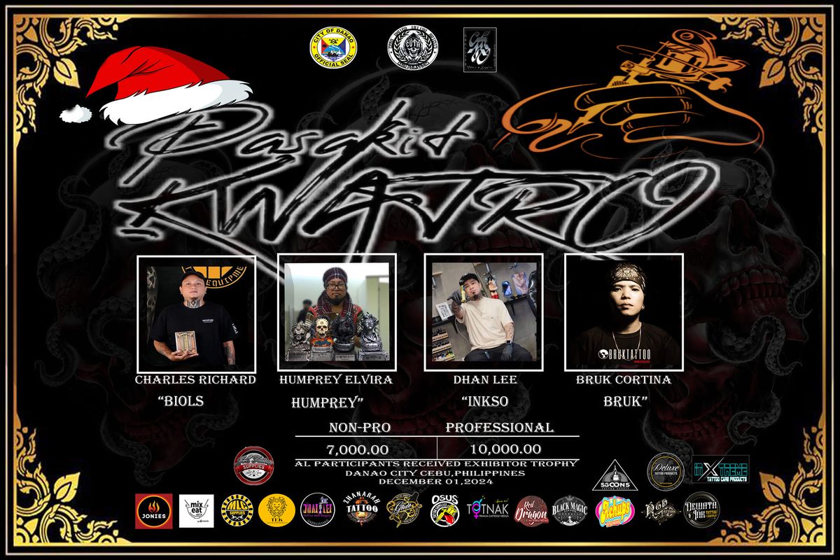 PASAKIT KWATRO ON THE SPOT TATTOO COMPETITION DANAO CITY CIVIC CENTER