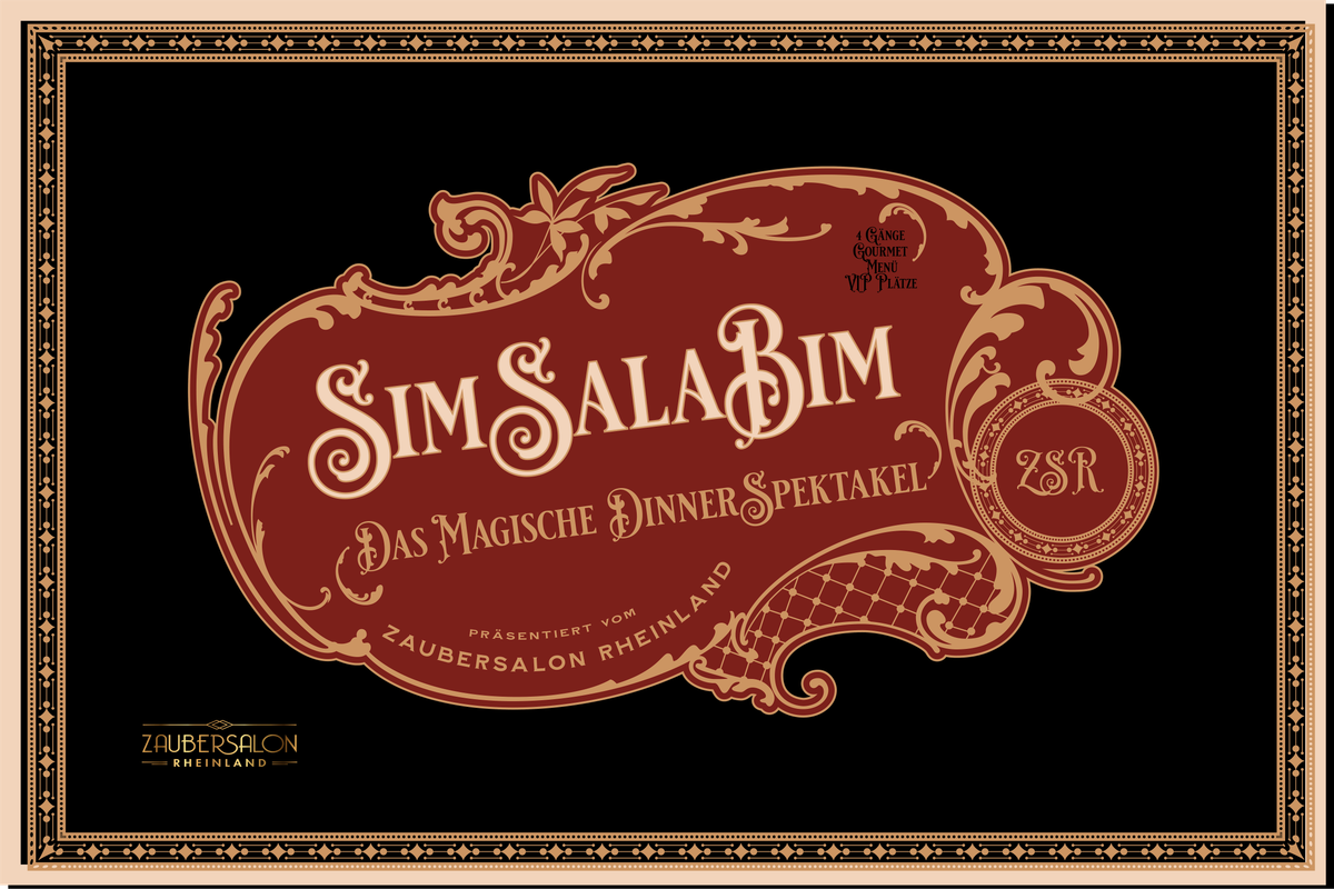 ZAUBERSALON RHEINLAND: SimSalaBim | Die Magische DinnerShow | Saison 25\/26