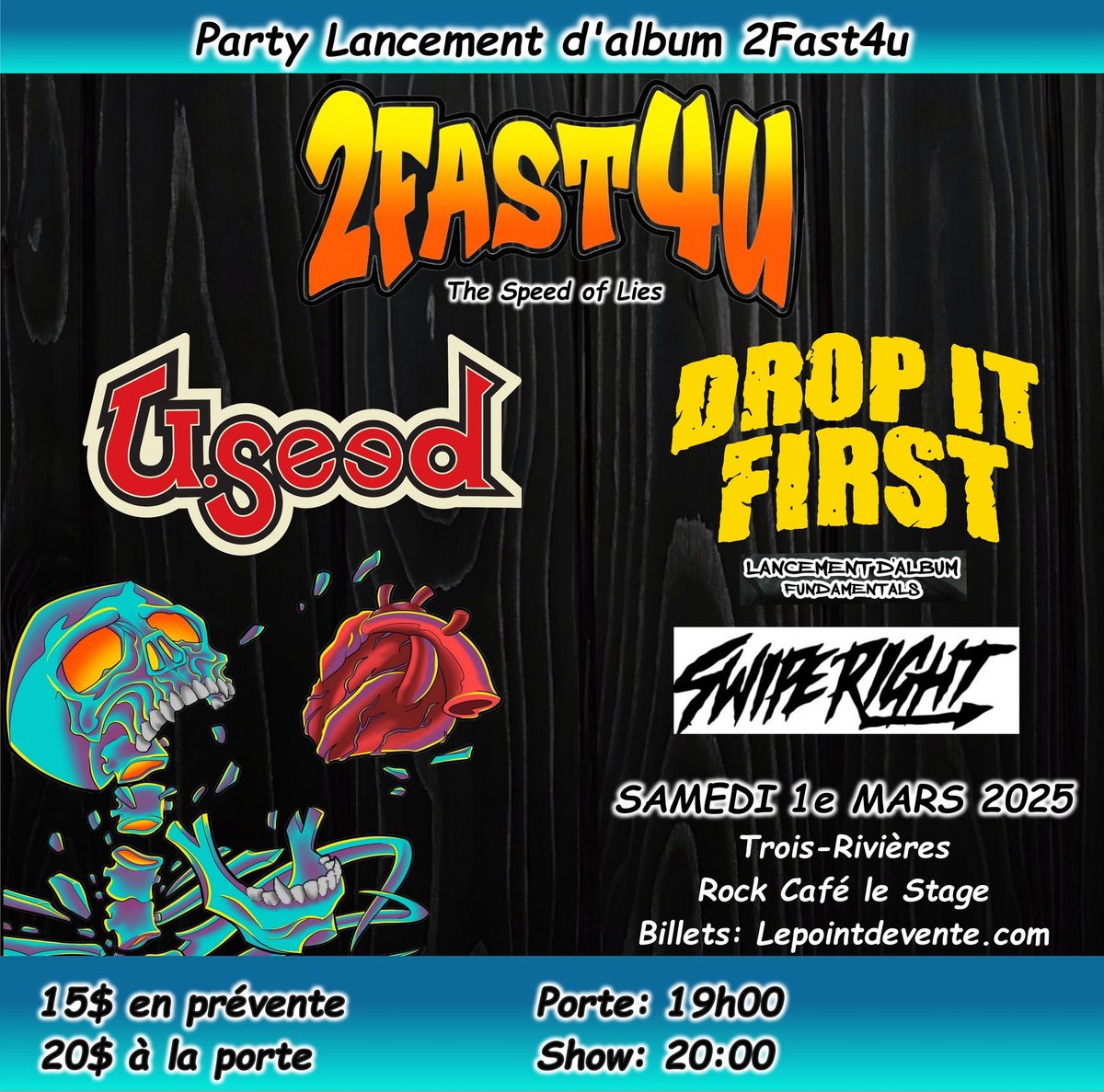 Party lancement d\u2019album 2Fast4u