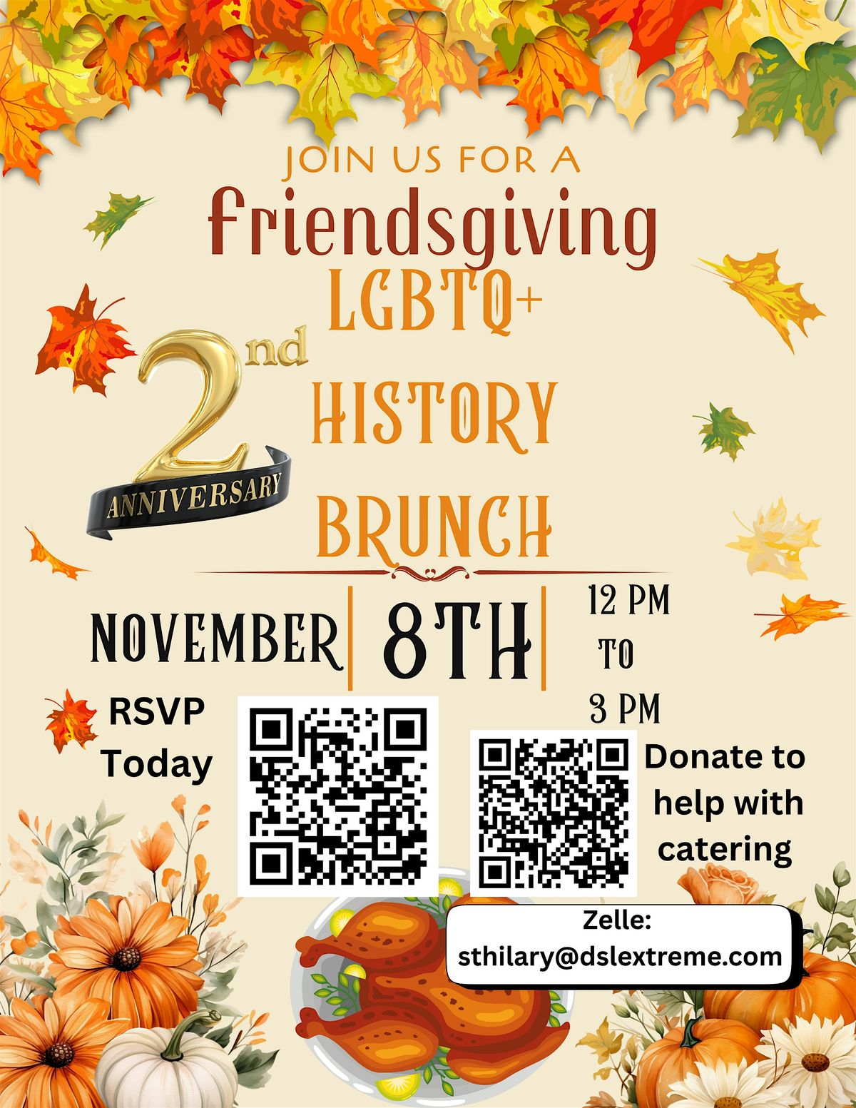 LGBTQ+ History Brunch 2nd Anniversary