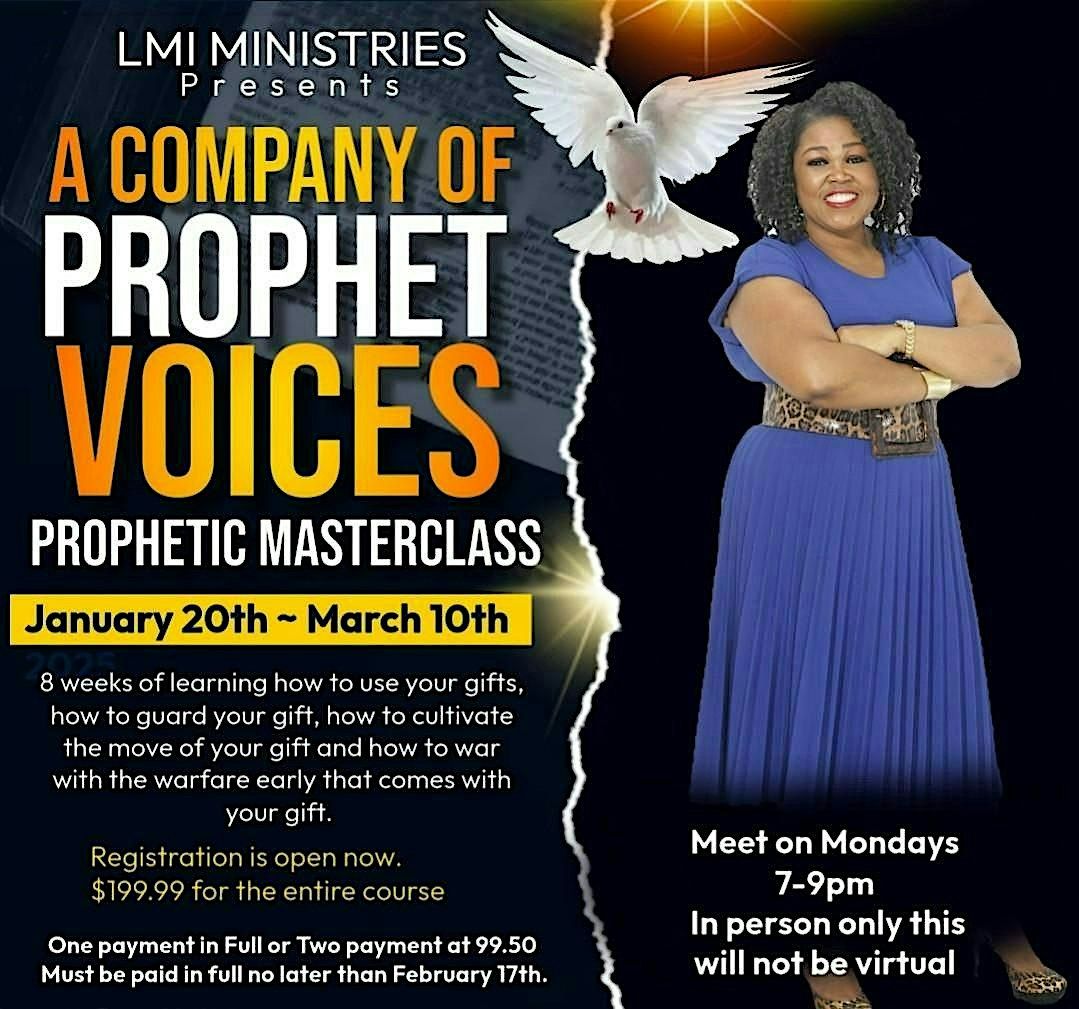 A Company of Prophet Voices Prophetic Masterclass