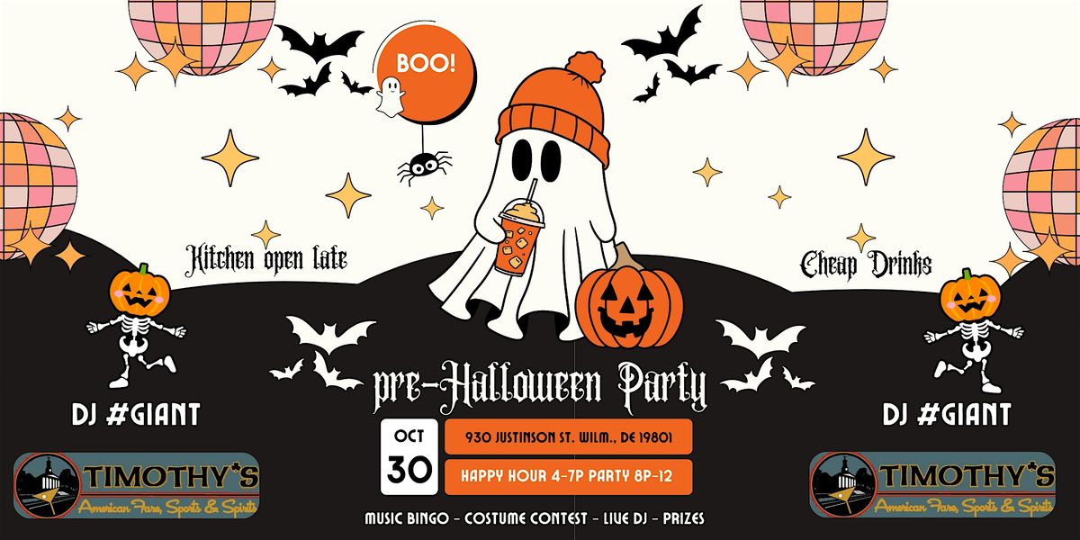 Boo! Timothy's pre-Halloween Party