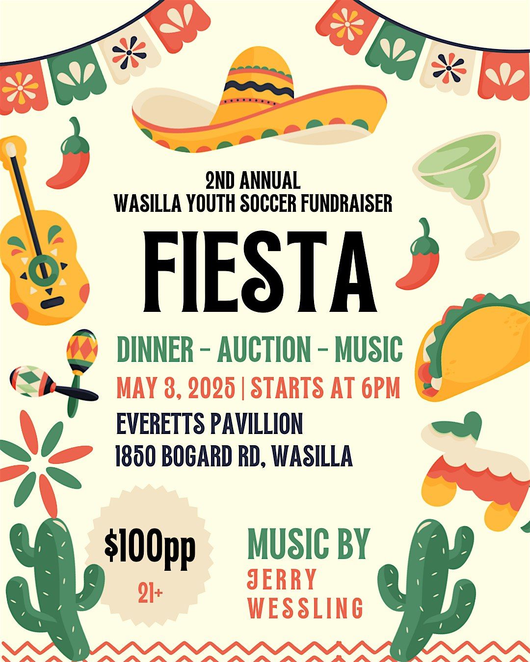 2nd Annual Wasilla Youth Soccer Dinner and Auction Fundraiser