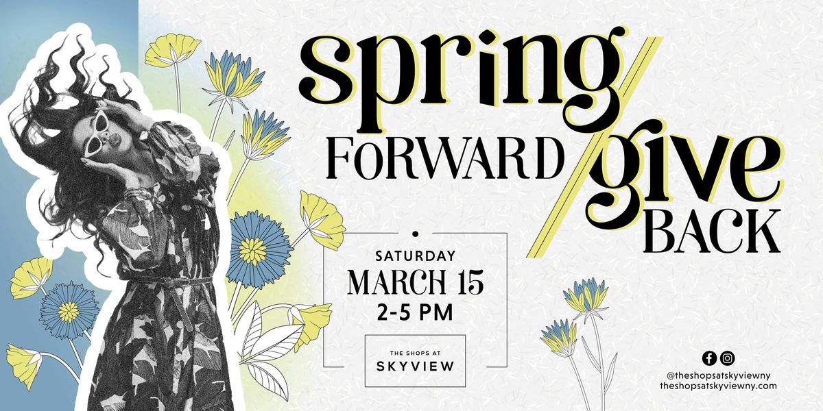 Spring Fashion & Charity Party Mini Makeover