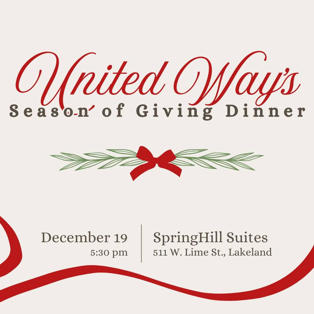 United Way's Season of Giving Dinner