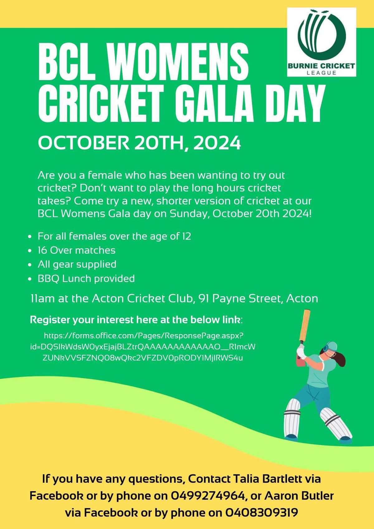 BCL Women's Gala Day