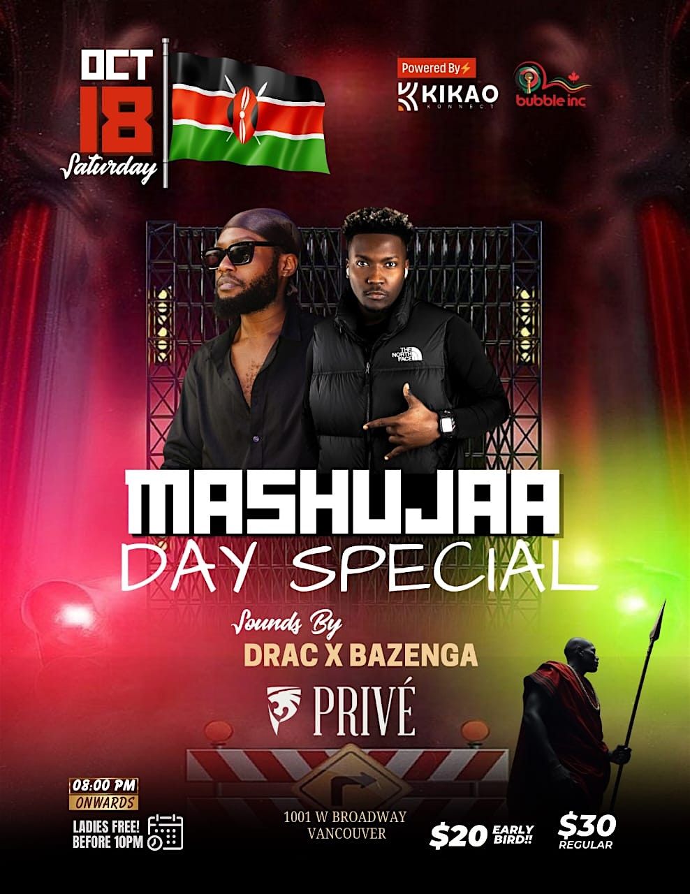 AFRODAZE NIGHT (Mashujaa Day Special)