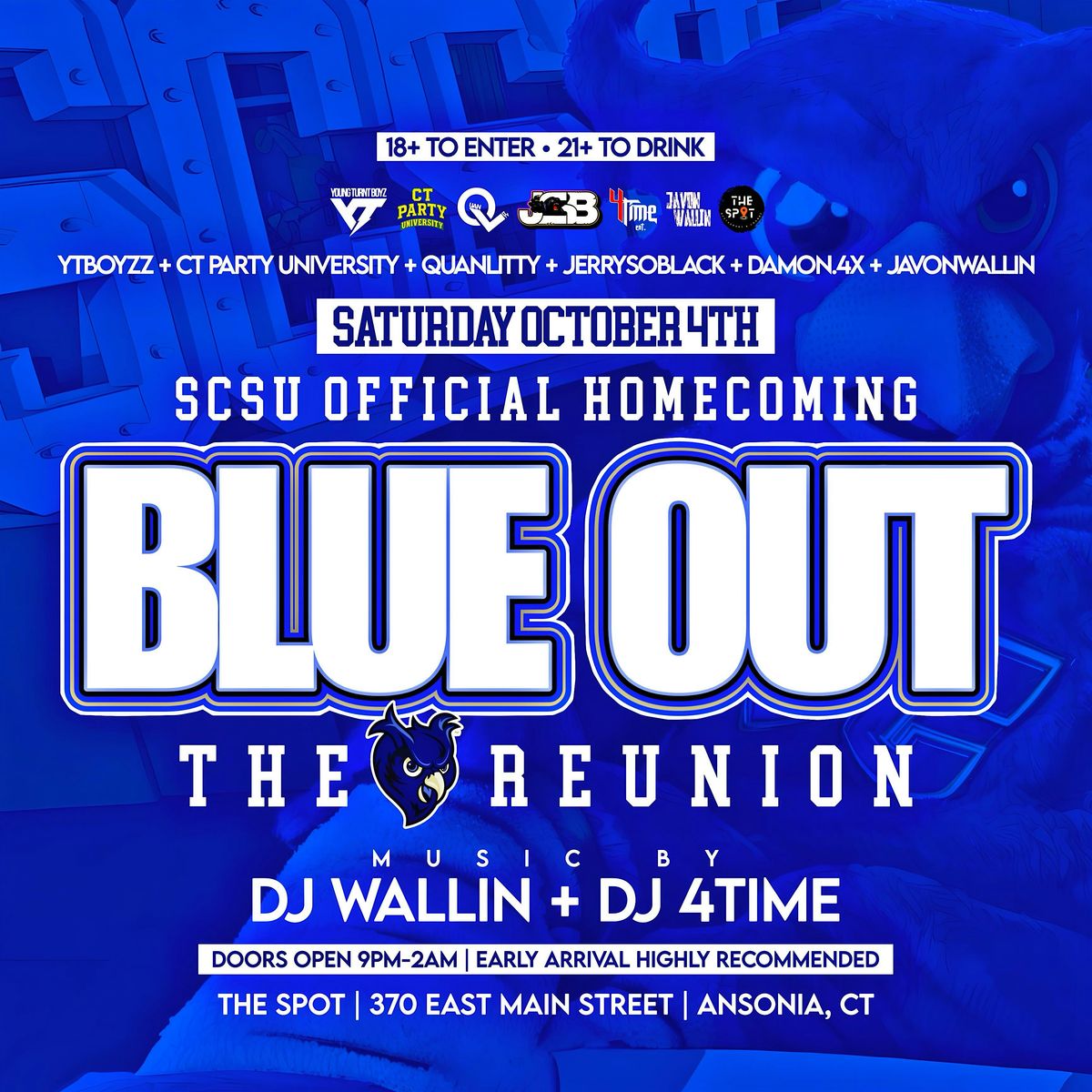SCSU OFFICIAL HOMECOMING BLUE OUT THE REUNION