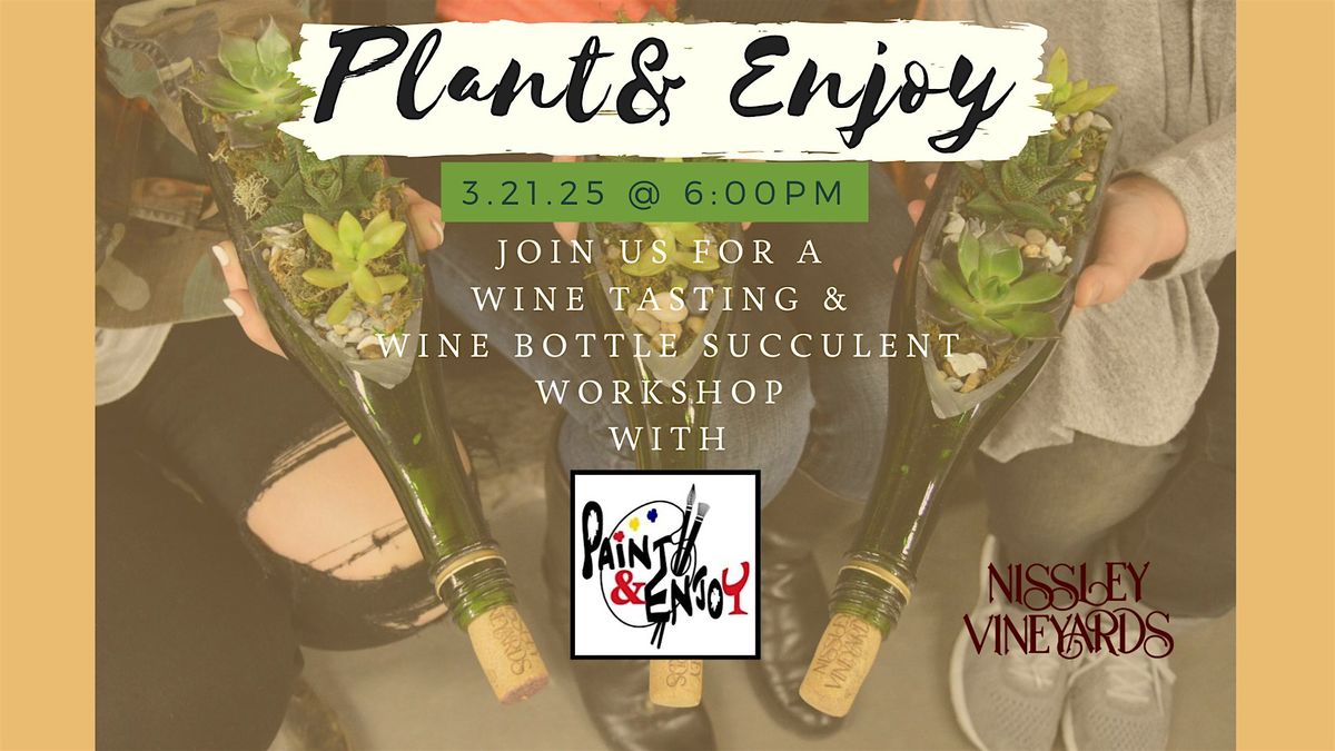 Succulent Wine Bottle Workshop