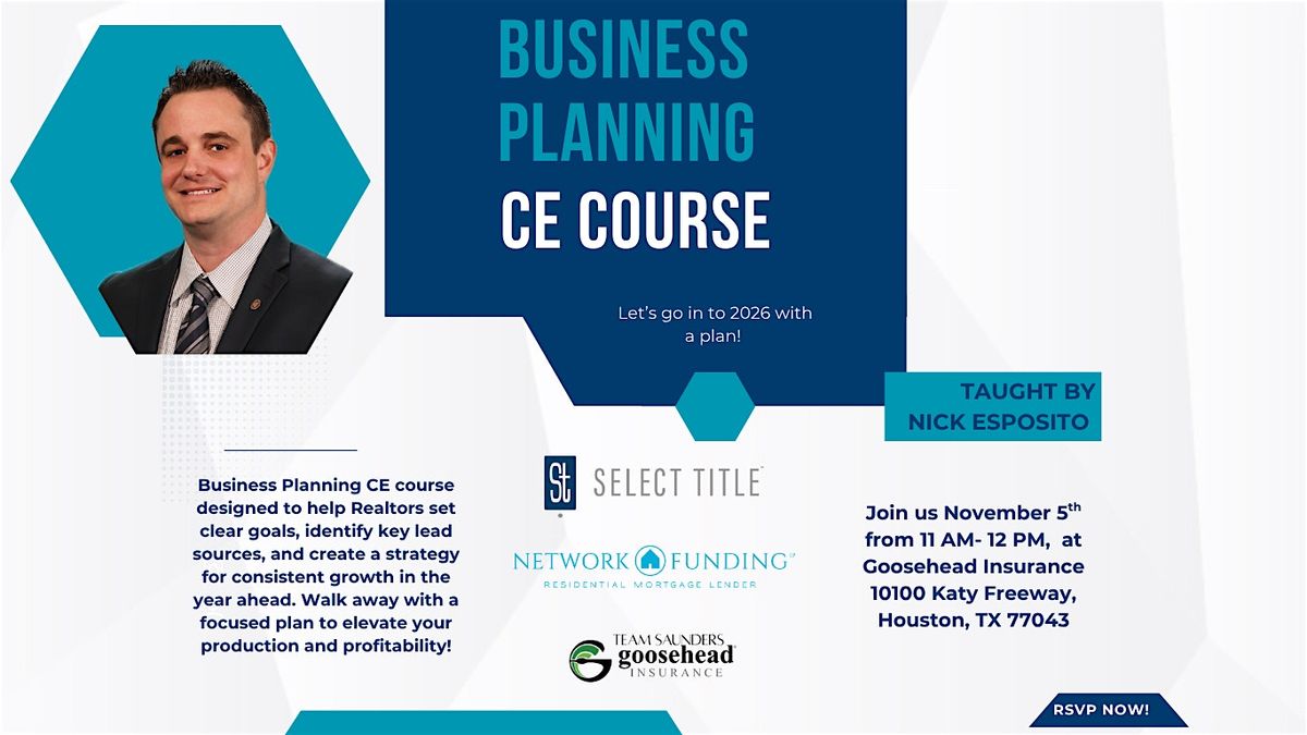 Business Planning CE Course