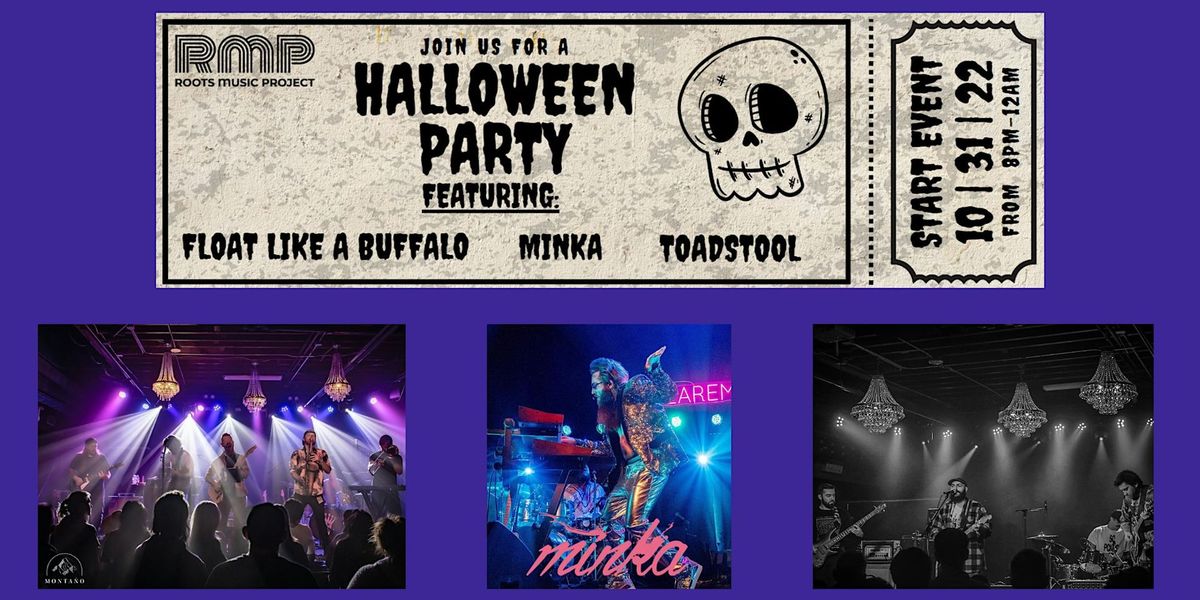 Float Like a Buffalo + Minka + Toadstool Halloween Party!