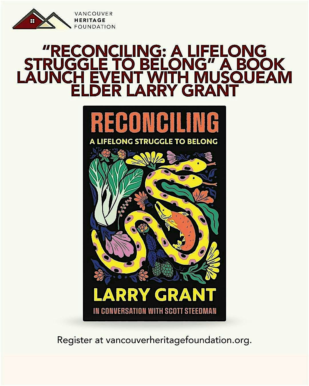 "Reconciling: A Lifelong Struggle to Belong" Book Launch Event