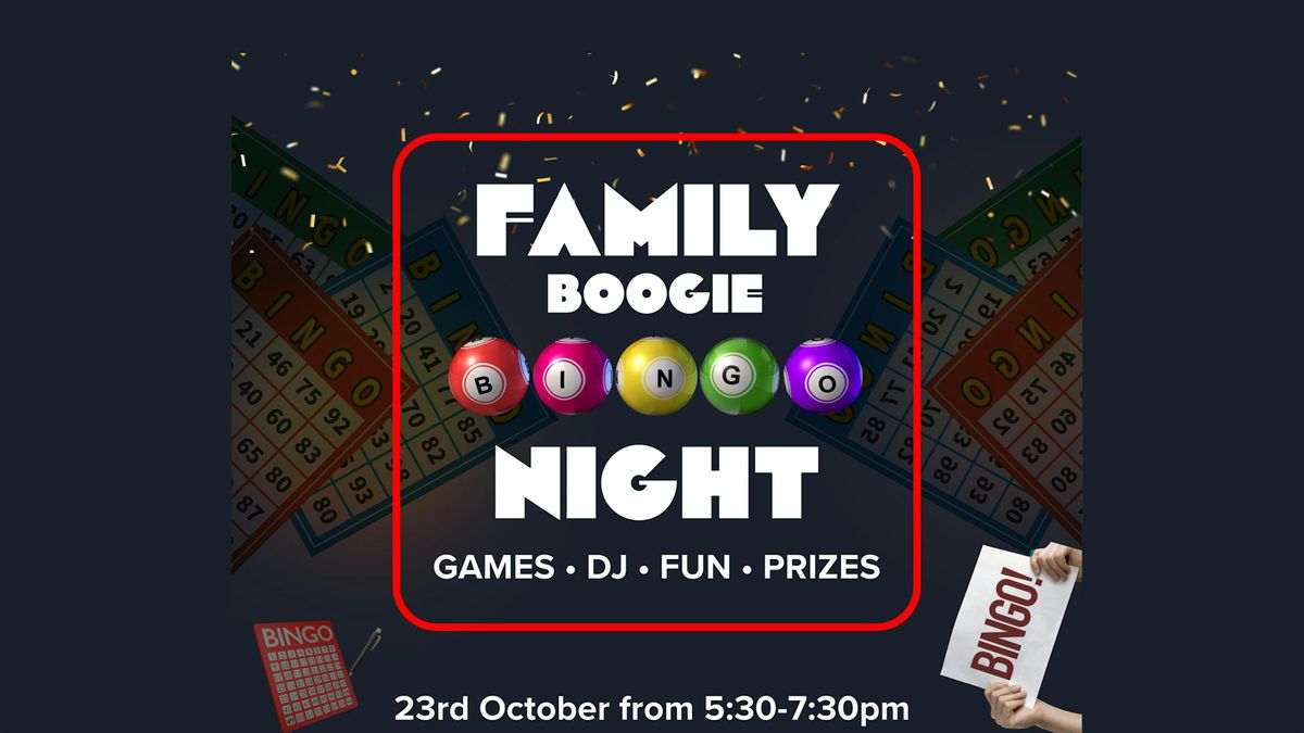 Family Boogie Bingo Night (FREE)