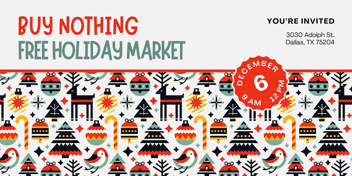 Buy Nothing Free Holiday Market