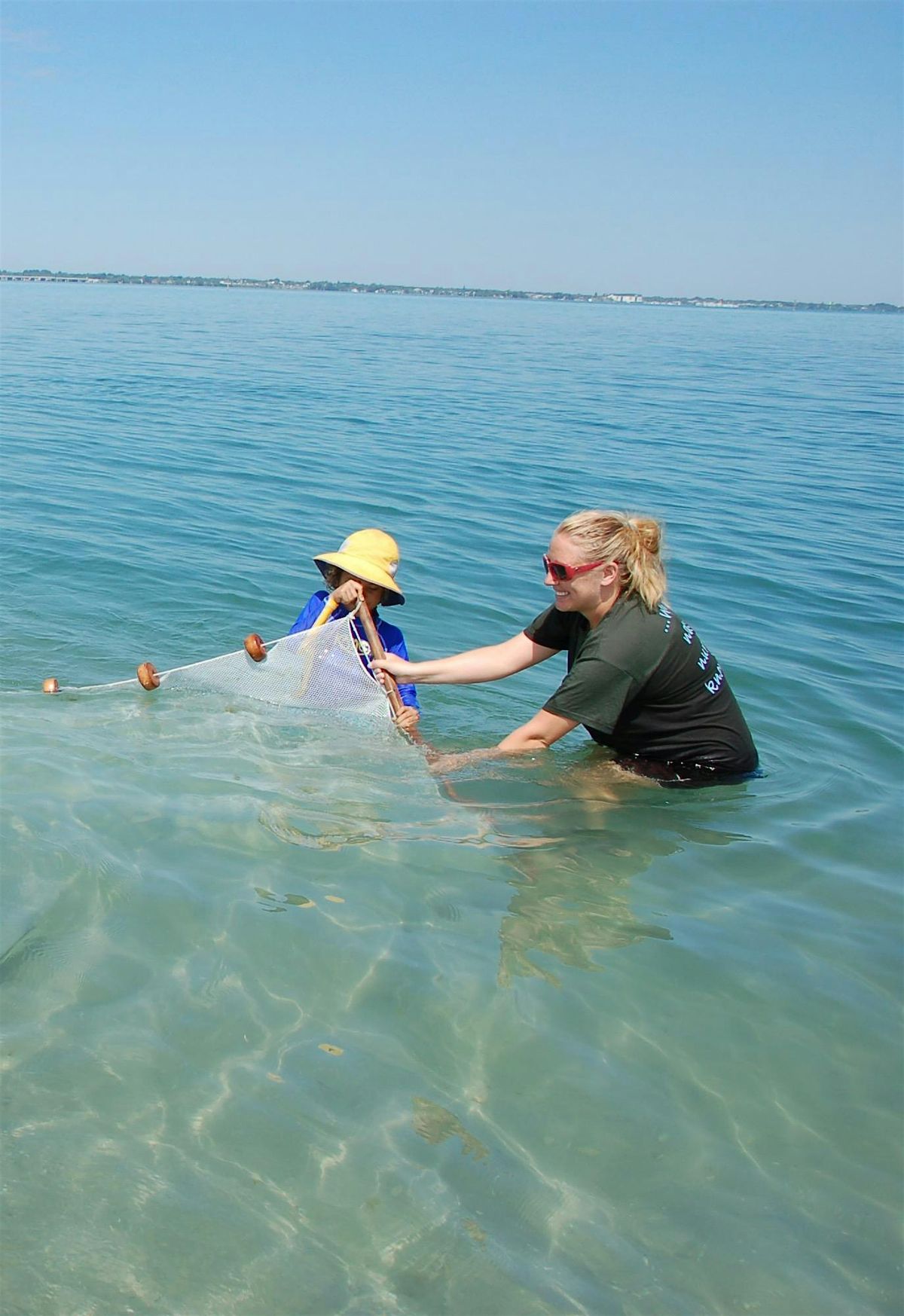 Family Seine Netting for Critters Day