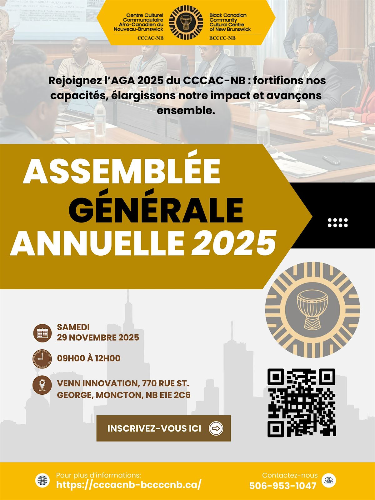 Assembl\u00e9e G\u00e9n\u00e9rale Annuelle 2025 du CCCAC-NB