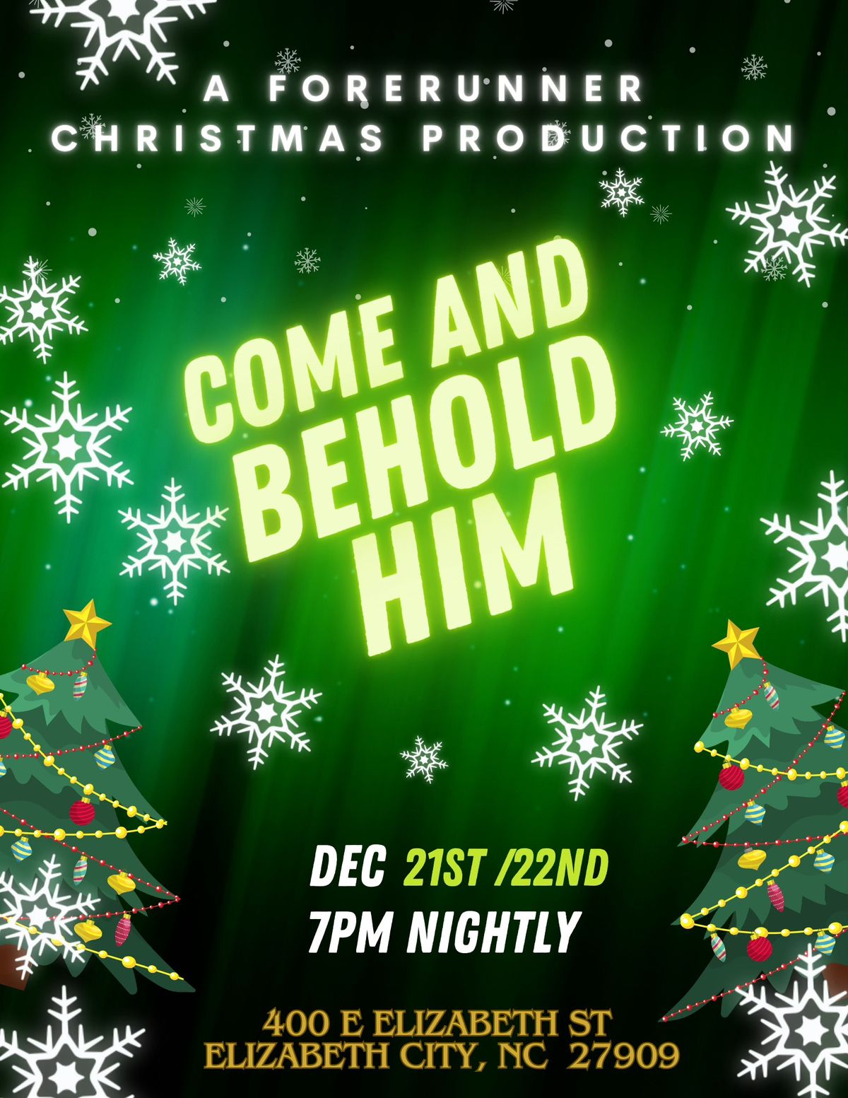 Come and Behold Him - A Forerunner Christmas Production