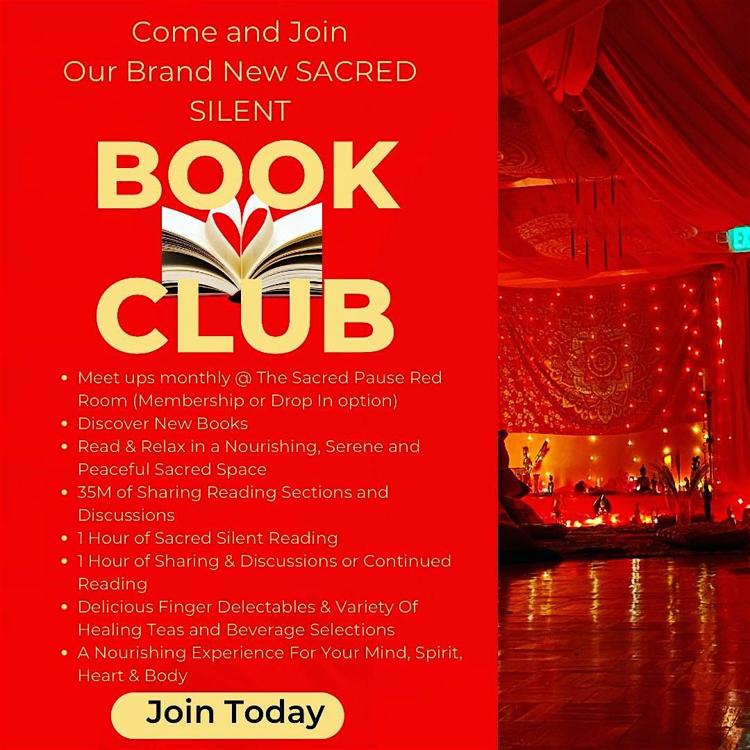 The Monthly Sacred Quiet Book Club @ THE SACRED PAUSE RED ROOM