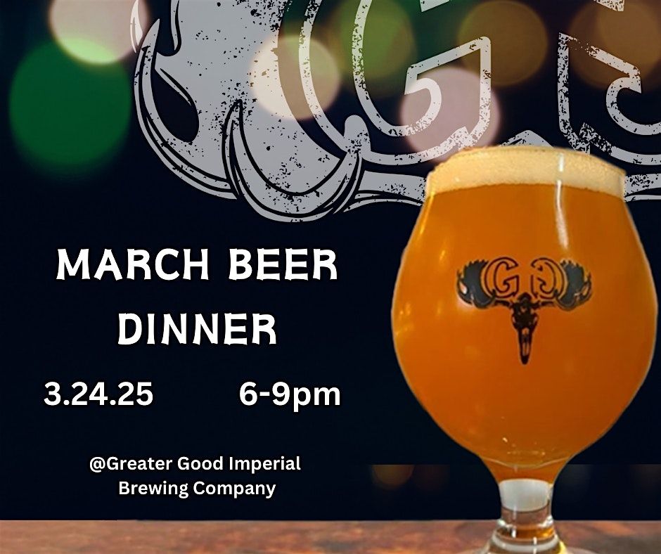 March 2025 Beer Dinner